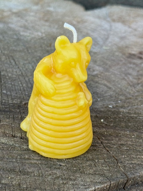 Bear with Hive Candle