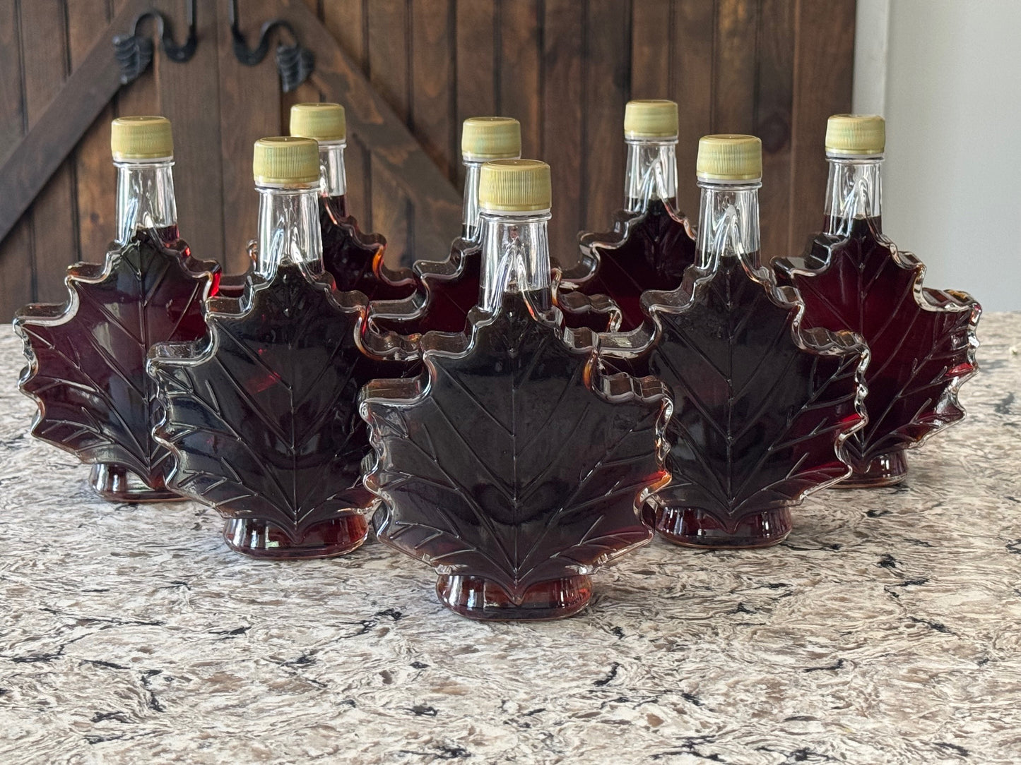 100% Pure Maple Syrup (Maple leaf bottle)